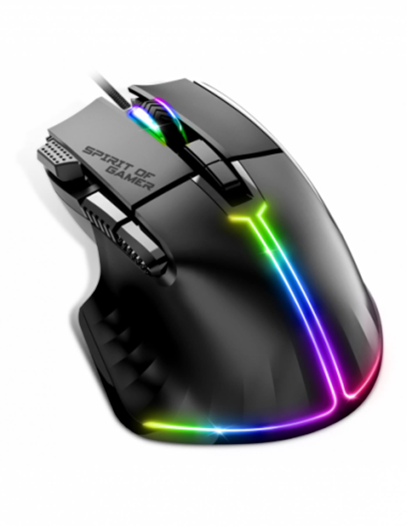 Raton Gaming Spirit Of Gamer Pro M5 Rgb Programable 12800dpi